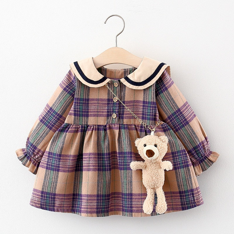 Robe Plaid vêtements enfant en bas âge