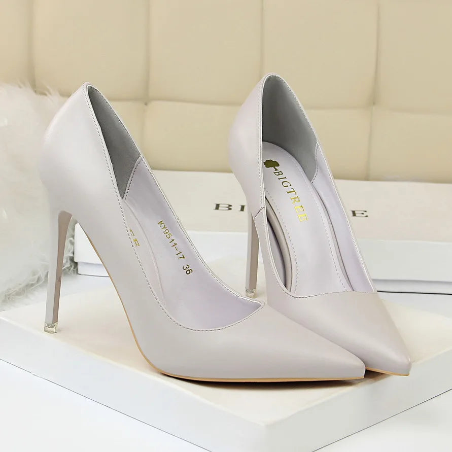 BIBI 7,5 cm 10,5 cm talons hauts dame mariage mariée escarpins chaussures de luxe