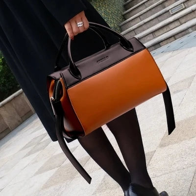 Sac en cuir de marque pour femmes, sacs trapèze, grande capacité de luxe