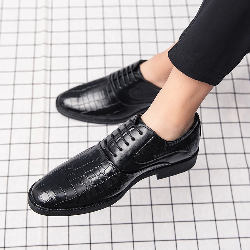 Italian high-quality Leather Shoes for Men Big size:38-48 LADYLYS
