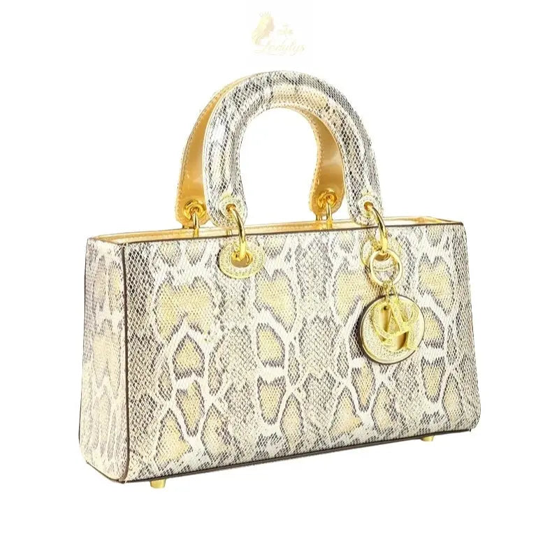 Elegant Snake Skin Pattern Crossbody Bag Women's Fashion Shoulder Luxury LADYLYS