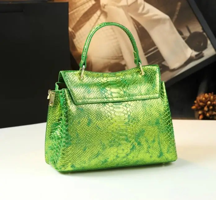 Sac à main de luxe en cuir véritable pour femmes, petit sac à bandoulière Laser artisanal