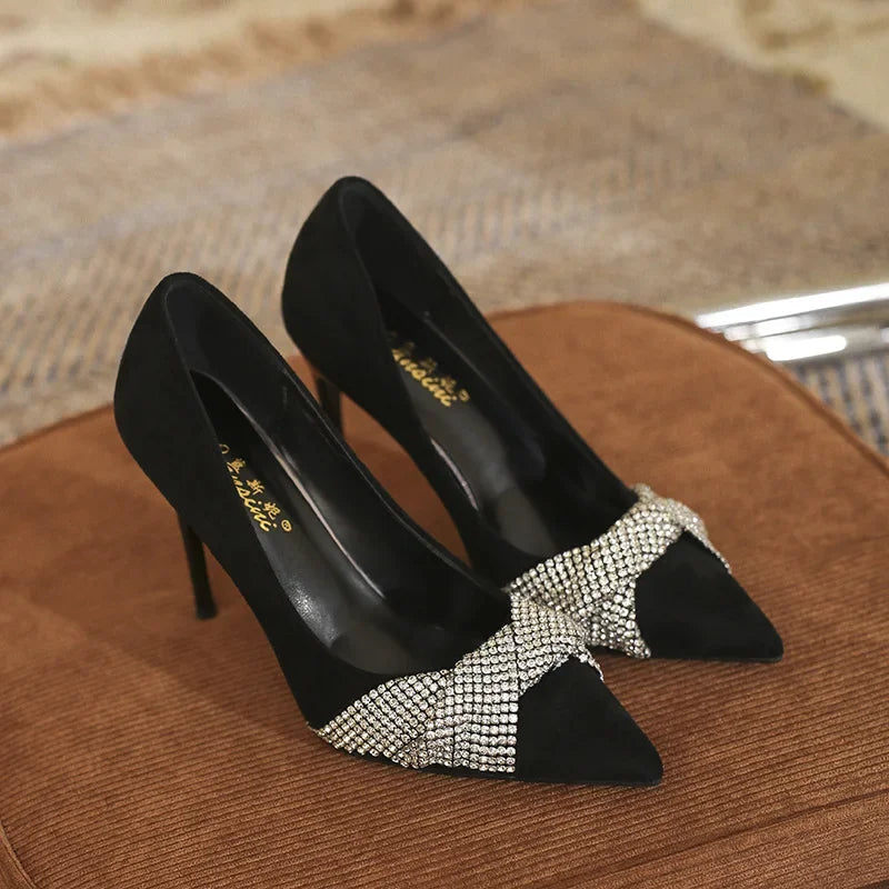 Rhinestone High Heels Women Pumps Elegant LADYLYS