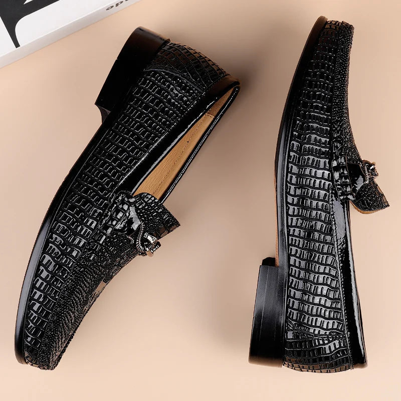 Trendy Brand Men's Genuine Leather Luxurious Banquet Shoes Size：36-47 LADYLYS