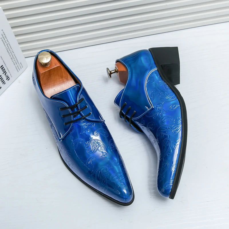 Chaussures Chelsea dorées pour hommes, habillées pointues en Europe et en Amérique, tendance