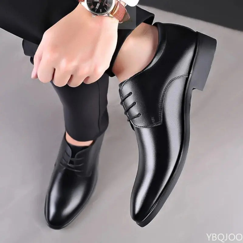 Large size men's office formal shoes low cut daily comfortable pointed multifunctional LADYLYS