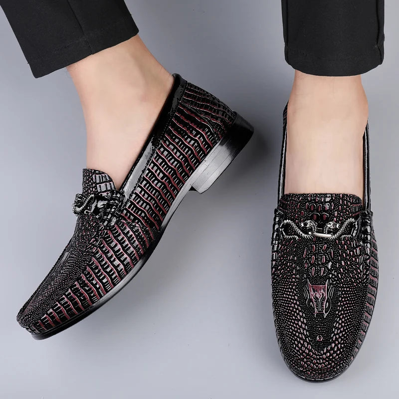 Trendy Brand Men's Genuine Leather Luxurious Banquet Shoes Size：36-47 LADYLYS