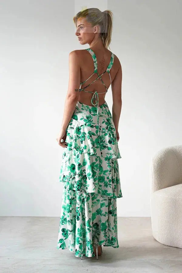 Sexy Deep V-neck Backless Strapless Dress LADYLYS