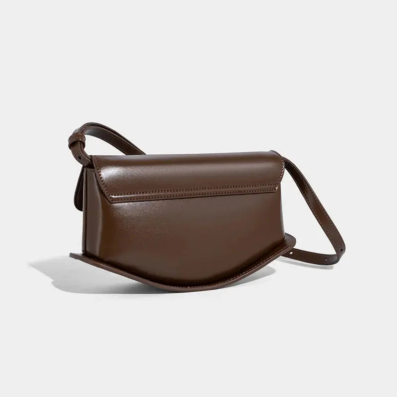 Luxury Designer Handbag In PU Leather Lock Simple LADYLYS