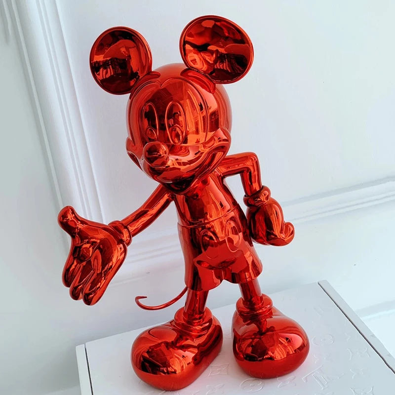 Figurines de dessin animé Disney Mickey Mouse, 30cm, modèle de poupée en résine