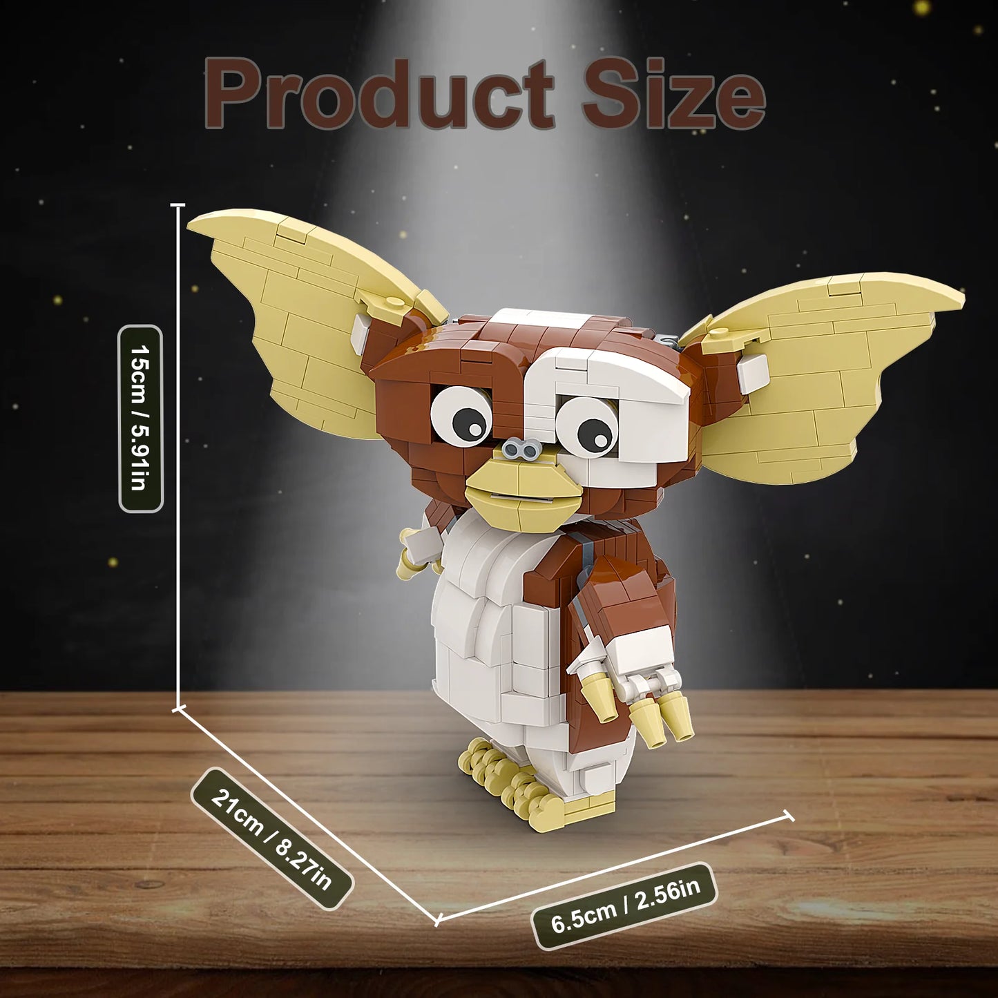 Personnage de jeu MOC Gremlins Gizmo Figurine d'action Elfes Blocs de construction Comédie Film d'horreur Brickheadz