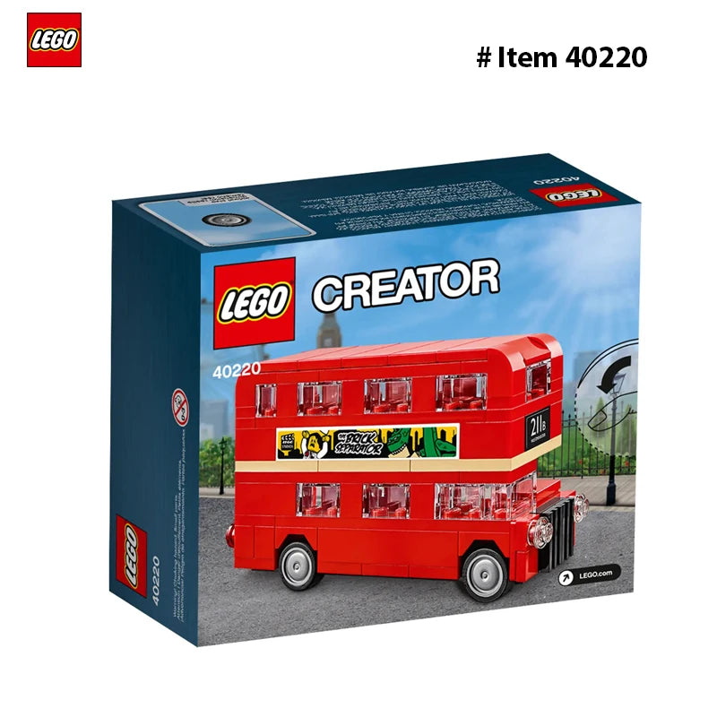 LEGO 40220 Creator Bus londonien à deux étages Blocs de construction Briques (118 pièces)