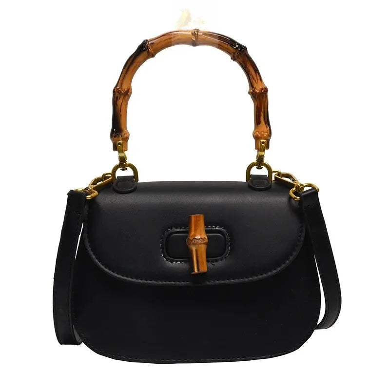 Top Brand Bamboo High Quality Handbag Designer Crossbody Bag Cute Satchel LADYLYS