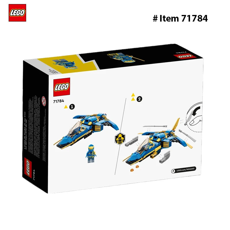 LEGO 71784 NINJAGO Le jet éclair de Jay EVO garçons et filles à partir de 6 ans