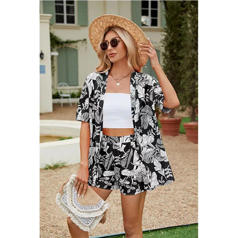 Summer Casual Shirt Two Piece Set LADYLYS