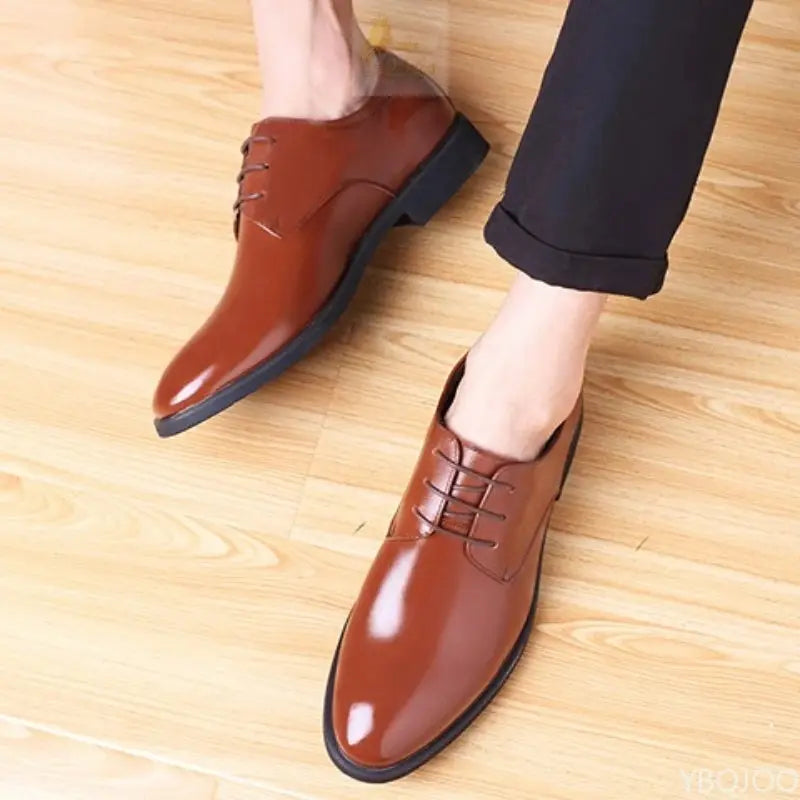 Large size men's office formal shoes low cut daily comfortable pointed multifunctional LADYLYS