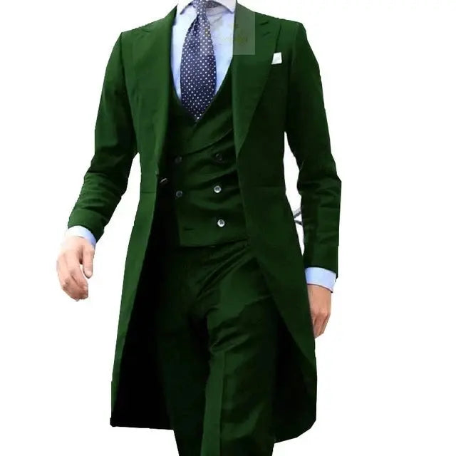 Formal Men Suit Groom, Business Male Tuxedos 3 Piece Set LADYLYS