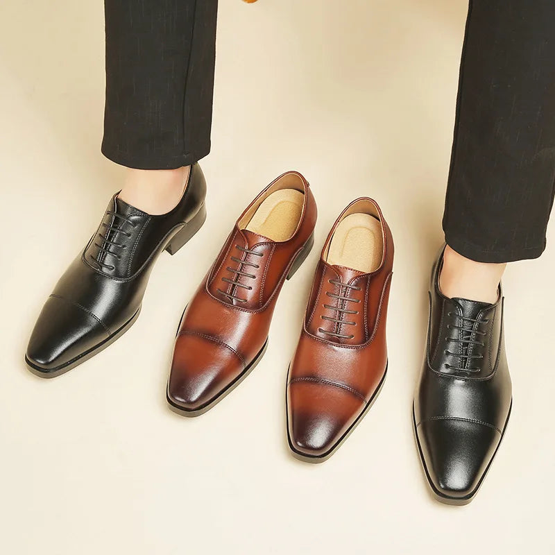 COZOK Chaussures mocassins Oxford italiens de luxe