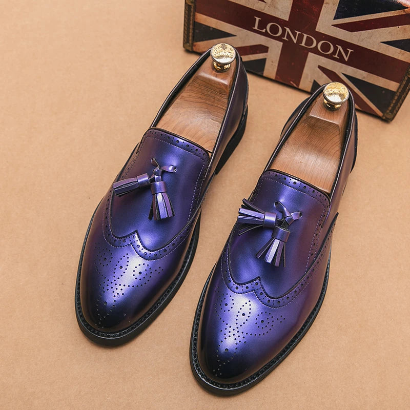 Mocassins Penny pour hommes de marque de luxe, nouvelles chaussures de banquet décontractées à la mode pour hommes