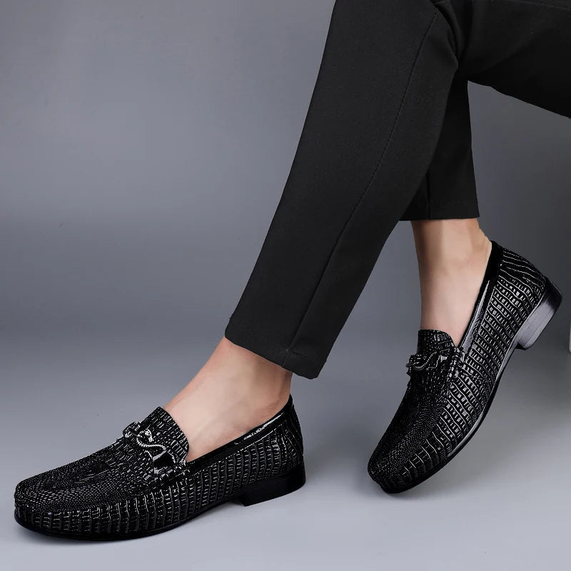 Trendy Brand Men's Genuine Leather Luxurious Banquet Shoes Size：36-47 LADYLYS