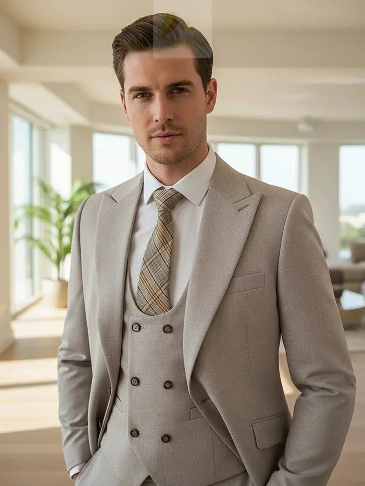 Turkish style high quality men suits 3 piece set elegant LADYLYS
