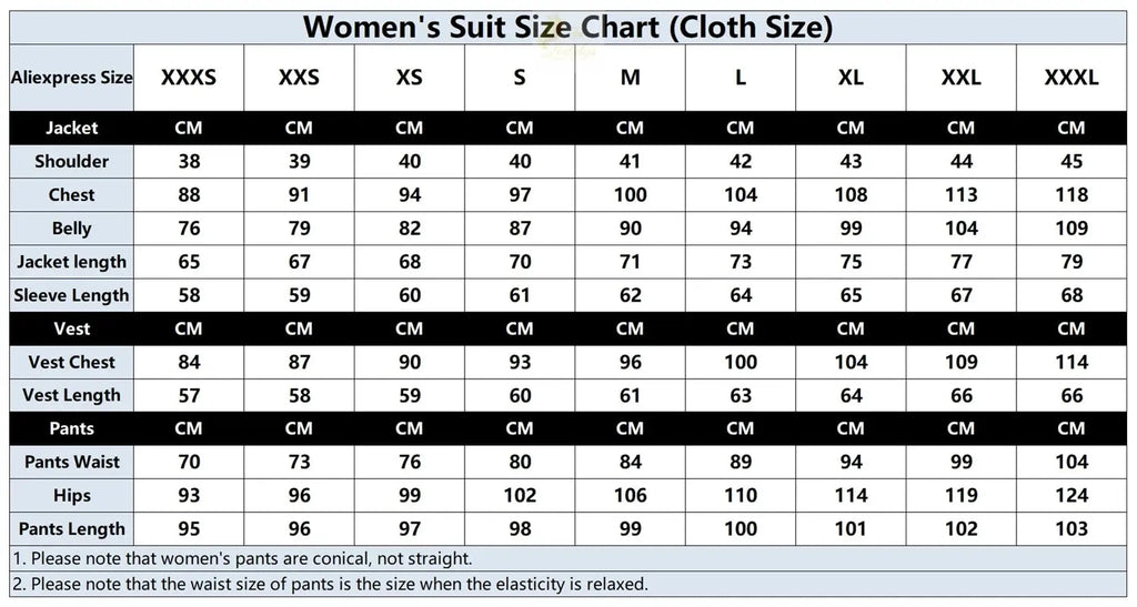 3 Pcs Suit Blazer Set Custom Formal Outfit Business Office Suit (Jacket+Vest+Pants) LADYLYS