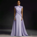 Mermaid Evening Dress High Neck Jersey Evening Gowns for Women LADYLYS