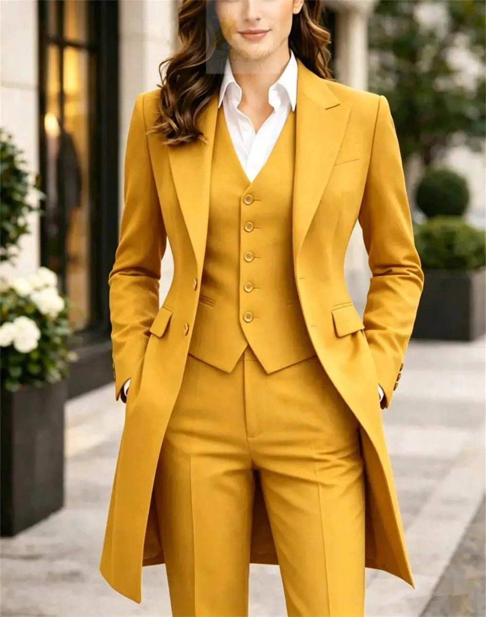 Suit 3 Pieces Elegant Official Outfits Formal Event Wear Formal Outfit (Jacket+Vest+Pants) LADYLYS