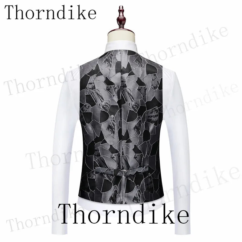 Thorndike ensemble costumes veste gilet avec pantalon