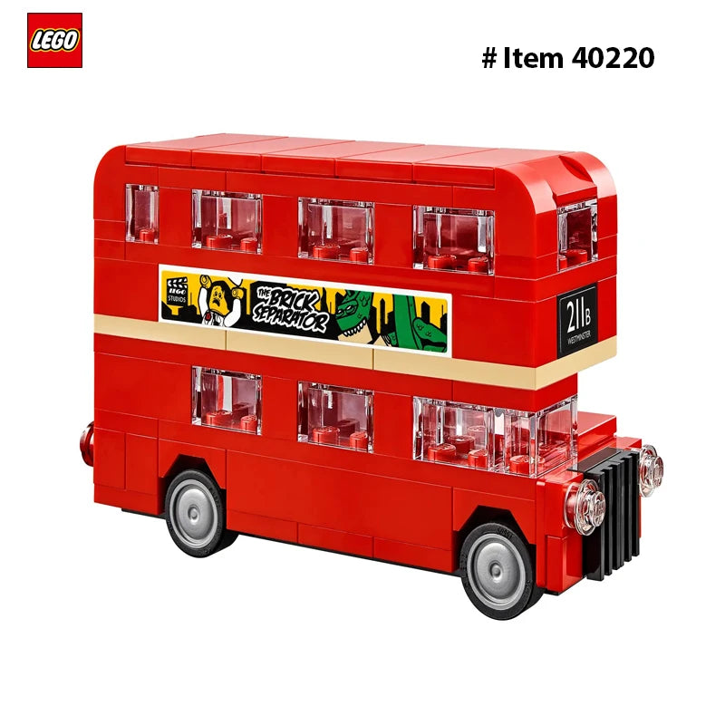 LEGO 40220 Creator Bus londonien à deux étages Blocs de construction Briques (118 pièces)