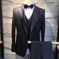 Luxury wedding suits for groom 3 pieces man suits high quality Shining flash diamond LADYLYS