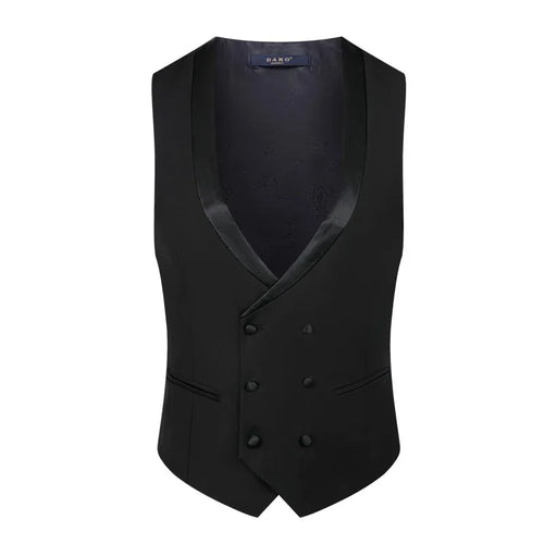 (Jacket + Trousers + Waistcoat) Luxury men's wedding suit, fashionable black/white/blue British style gentlemanmen LADYLYS