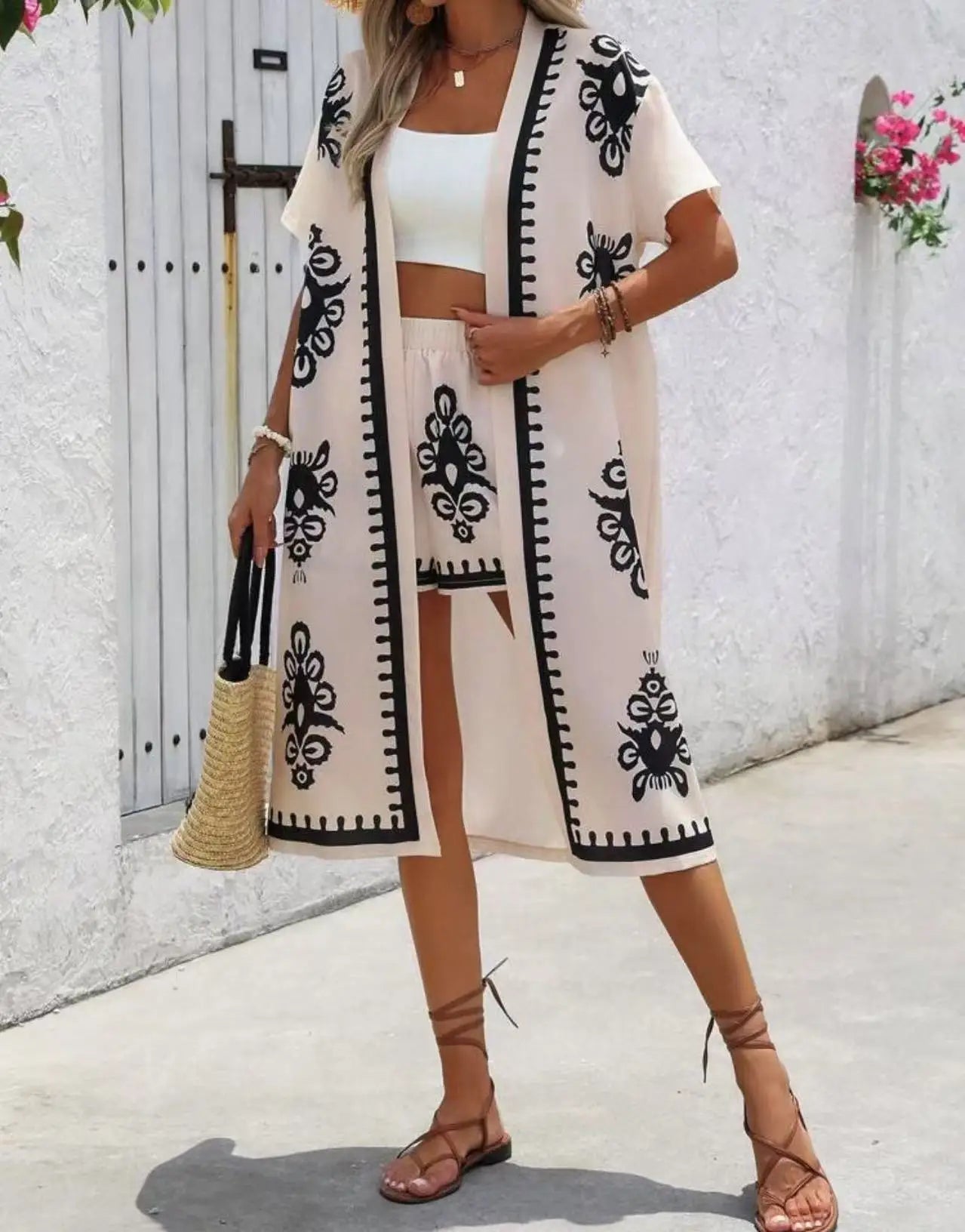 Casual Boho Print 2 Piece Set LADYLYS
