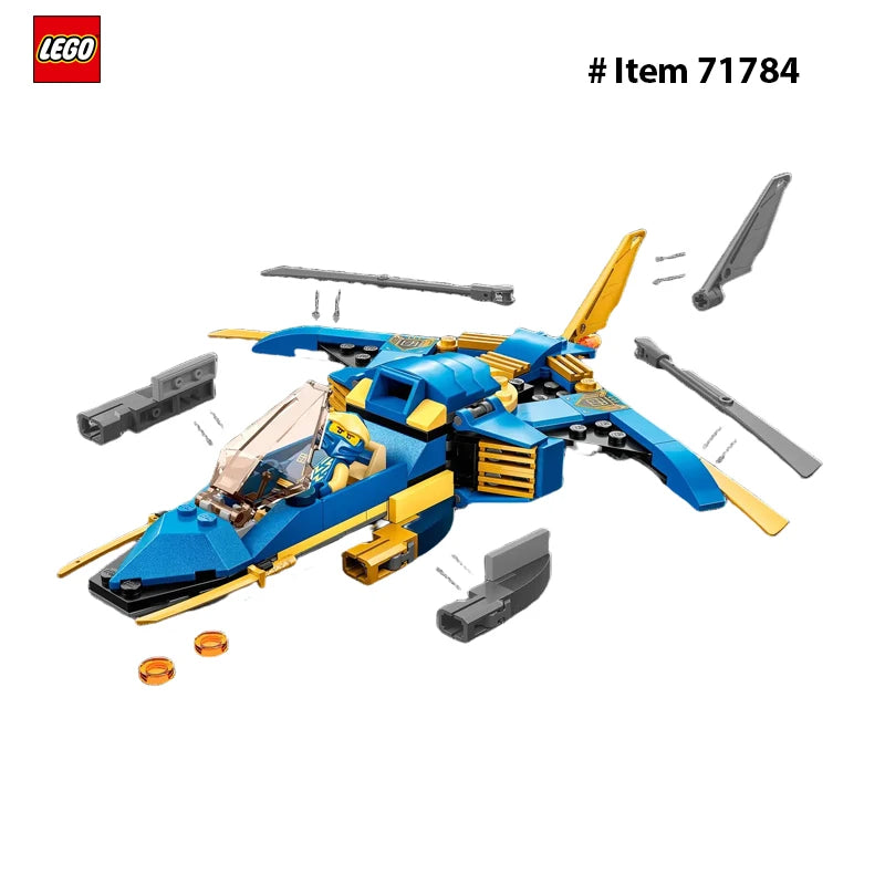 LEGO 71784 NINJAGO Le jet éclair de Jay EVO garçons et filles à partir de 6 ans