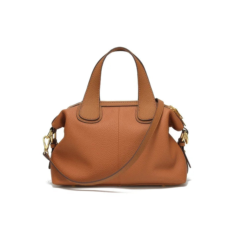 Natural Cow Leather Bag Female Retro Cowhide Crossbody LADYLYS