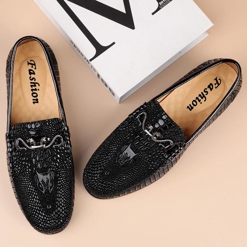 Trendy Brand Men's Genuine Leather Luxurious Banquet Shoes Size：36-47 LADYLYS