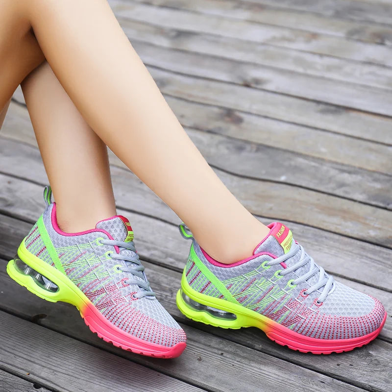 Chaussures d'entraînement légères à coussin d'air pour femmes, baskets respirantes