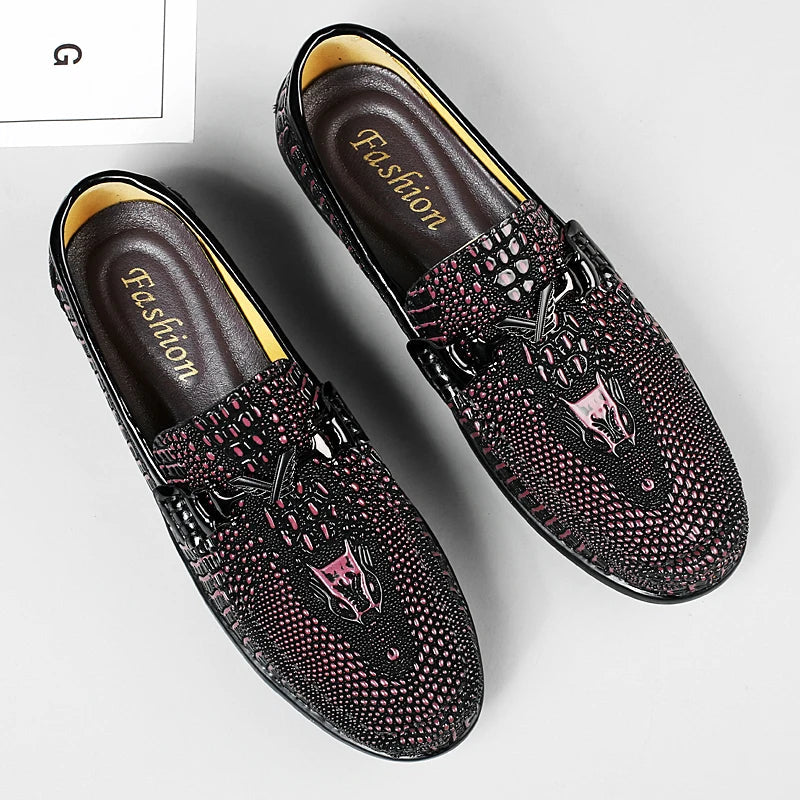 Trendy Brand Men's Genuine Leather Luxurious Banquet Shoes Size：36-47 LADYLYS