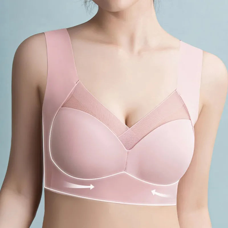 Soutiens-gorge grande taille sans couture soutien-gorge Bralette dos nu