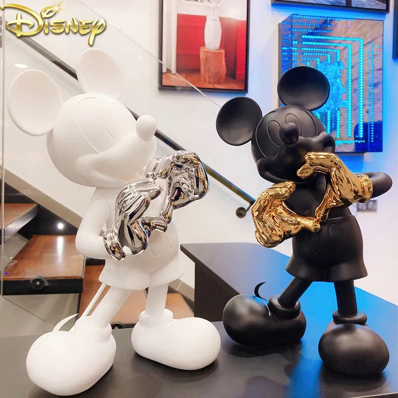 Figurines de dessin animé Disney Mickey Mouse, 30cm, modèle de poupée en résine