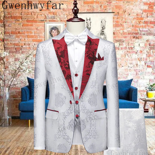 Gwenhwyfar Nouveau Blazer Hommes Costumes Slim Fit 2 Pièces Ensemble/Costume Homme Sur Mesure