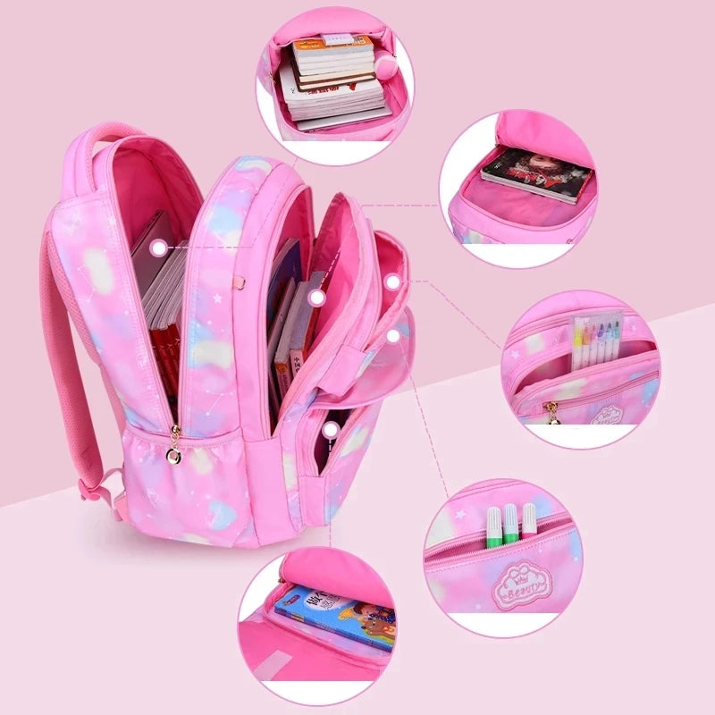 Cartable primaire Kawaii, mignon et étanche