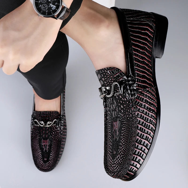 Trendy Brand Men's Genuine Leather Luxurious Banquet Shoes Size：36-47 LADYLYS