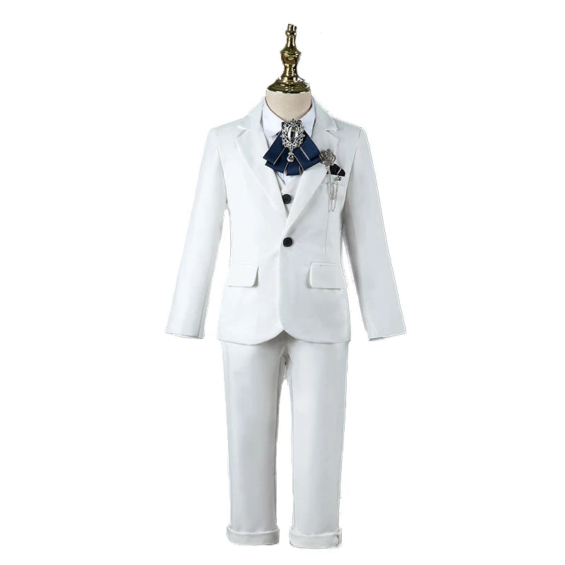 Costume de spectacle, de fête de mariage, Blazer, pantalon, vêtements avec nœud papillon