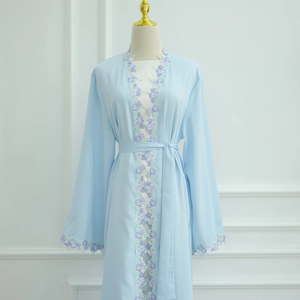 Islamic Clothing Women Abaya Dubai Luxury Lace Embroidery LADYLYS