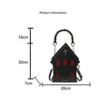 Three-dimensional House Shaped Side Bag for Ladies Punk Pop Style LADYLYS