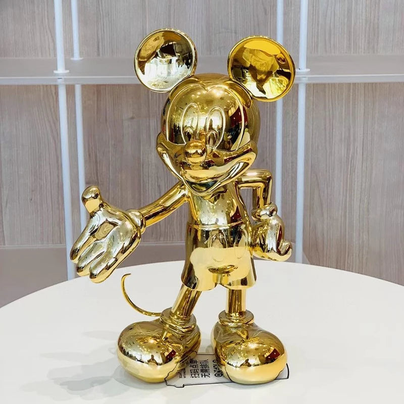 Figurines de dessin animé Disney Mickey Mouse, 30cm, modèle de poupée en résine