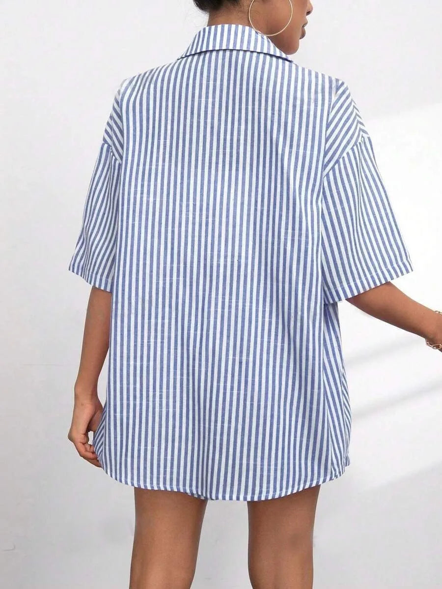 Set for spring and summer, featuring a collared button up cardigan LADYLYS