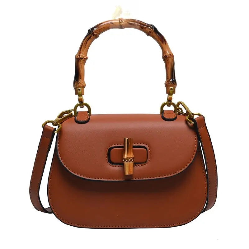 Top Brand Bamboo High Quality Handbag Designer Crossbody Bag Cute Satchel LADYLYS