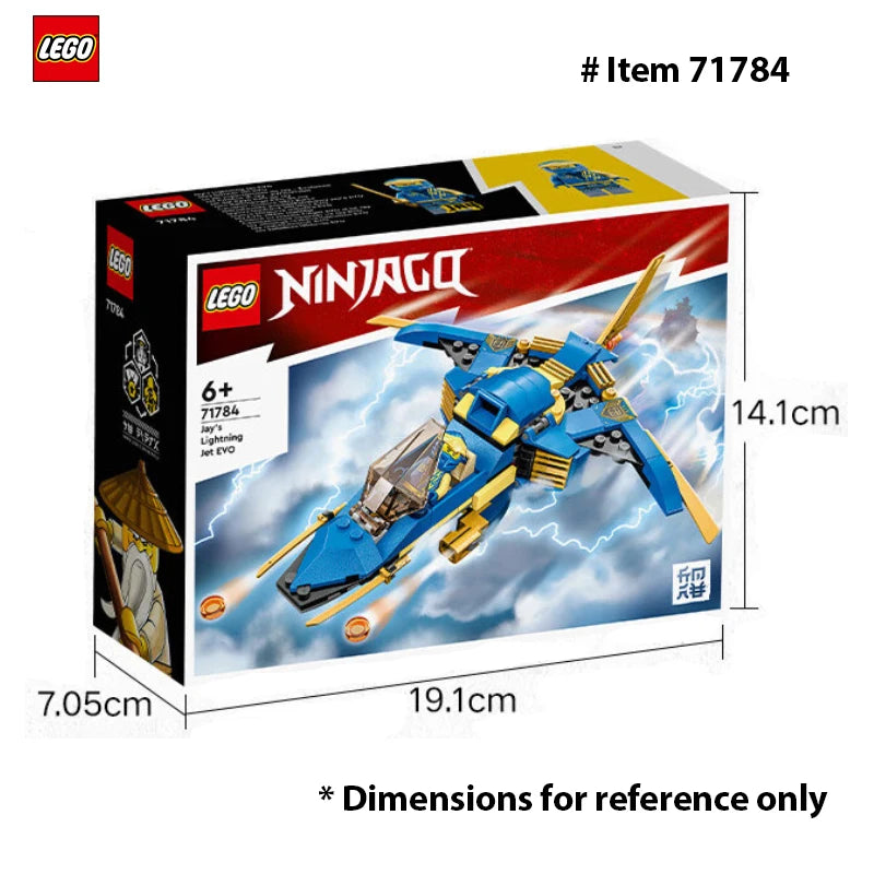 LEGO 71784 NINJAGO Le jet éclair de Jay EVO garçons et filles à partir de 6 ans